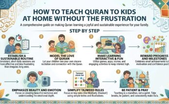 How to Teach Quran to Kids at Home Without the Frustration