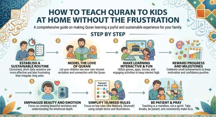 How to Teach Quran to Kids at Home Without the Frustration