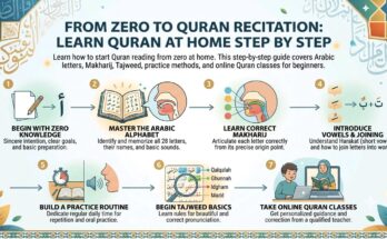From Zero to Recitation: A Step-by-Step Guide to Learning the Quran at Home